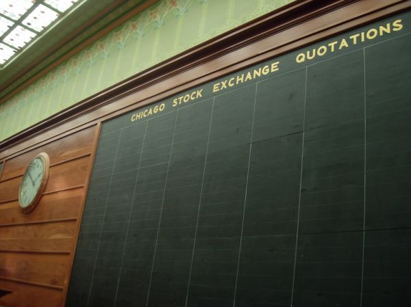 Trading floor at Chicago Stock Exchange