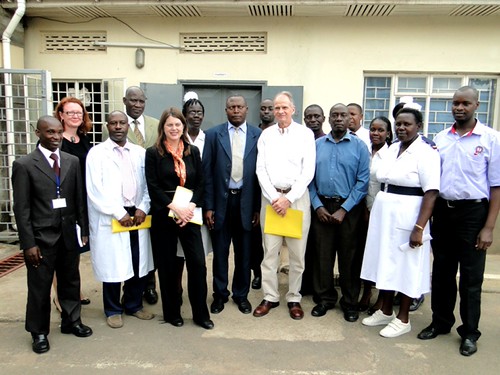 Lois Quam, the Executive Director of the Global Health Initiative (GHI) at Buhinga Hospital in Kabarole District