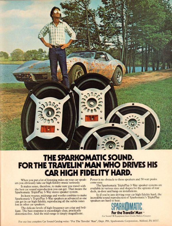 1978 Sparkomatic Speakers Advertisement Penthouse August 1978